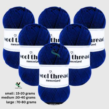 Premium Double Knit Wool Yarn - 4 Ply Soft Acrylic (60g) for Knitting & Crochet - Vista Brand