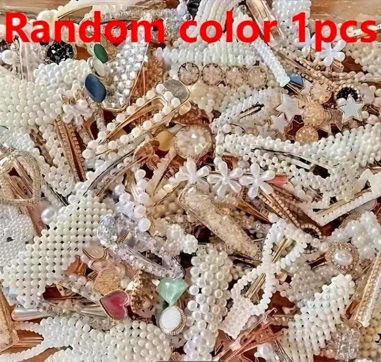 2 pcs Cute Pearl Hair Clip