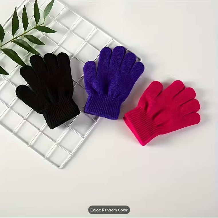 New Winter Men Women Cashmere Knitted Gloves Autumn Hand Warmer