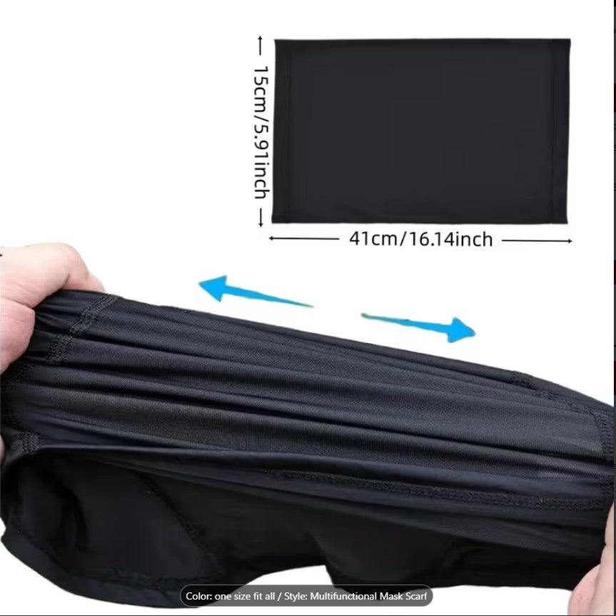Bikers Breathable Face & Neck Mask – Sun, Dust & Wind Guard