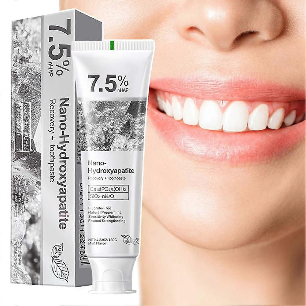 Nano Hydroxyapatite Toothpaste 7.5% nHAP β Teeth Repair, Whitening & Sensitivity Protection