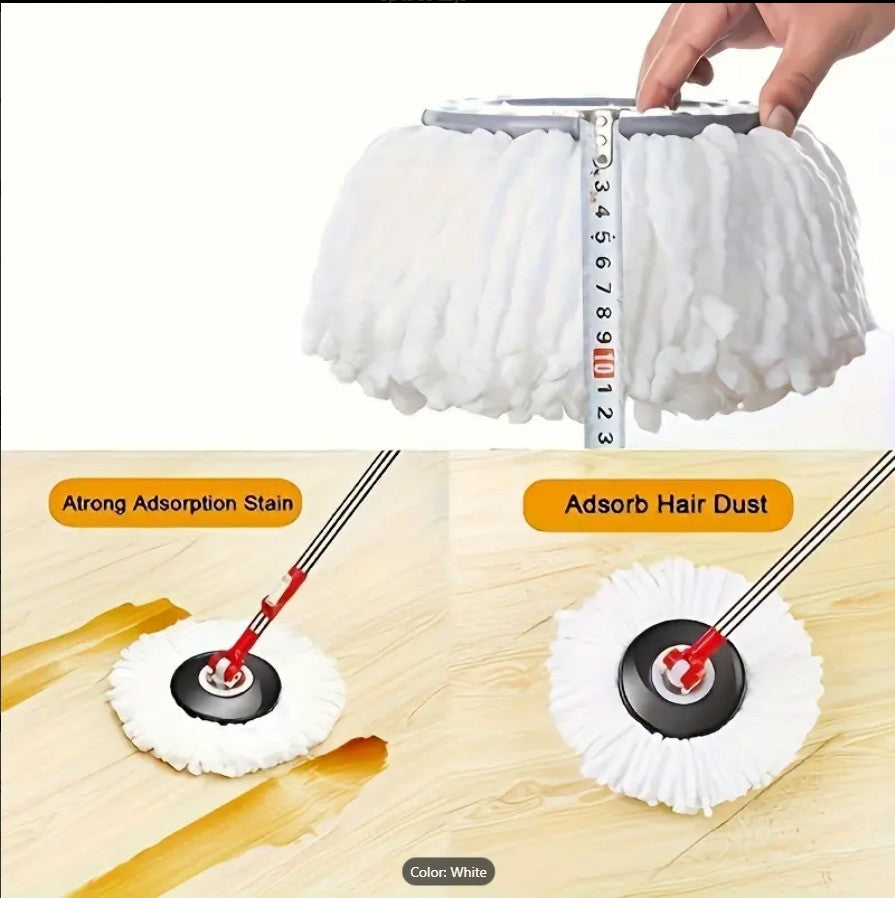 360° Rotating Microfiber Spin Mop Head Refill