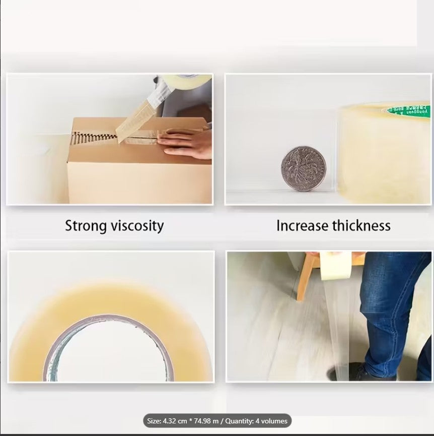 Heavy-Duty Transparent Packaging Tape