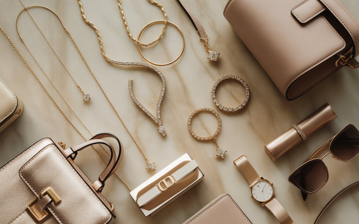 Complete your look with Yumna Store’s Fashion Accessories Collection — featuring elegant jewelry, trendy bags, stylish wallets, designer purses, watches, sunglasses, bangles, and anklets.