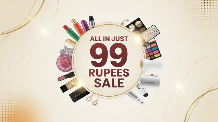  Yumna Store’s “All in Just 99 Rupees Sale”! 🎉 Explore top-quality household products, makeup, fashion wear, lifestyle essentials, jewellery, and more 