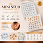 Mini Stud Earrings Set for Women & Girls | Gold & Silver Cute Earrings | Multiple Designs Fashion Jewelry