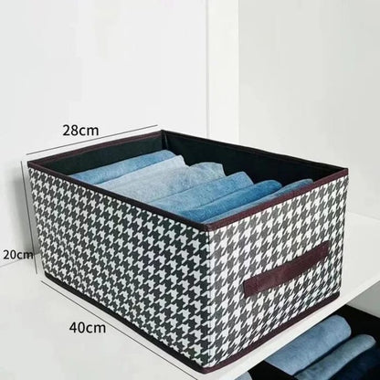 Foldable washable wadrobe Storage Box Folding Basket