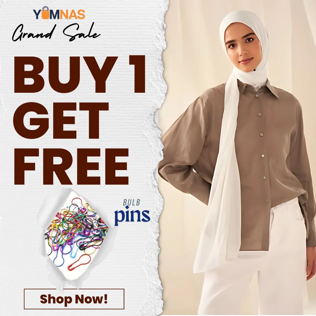 White Luxury Chiffon Hijab for Women & Girls
