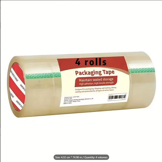 Heavy-Duty Transparent Packaging Tape