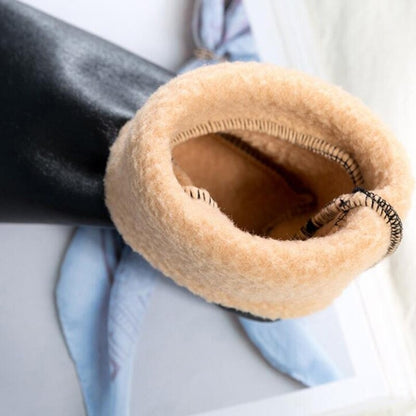 Winter Warm PU Leather Thermal Floor Socks for Adults – Anti-Slip Cozy Indoor Socks for Home & Cold Weather