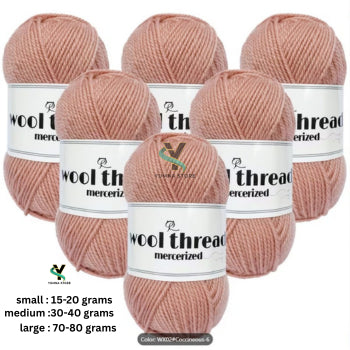 Premium Double Knit Wool Yarn - 4 Ply Soft Acrylic (60g) for Knitting & Crochet - Vista Brand