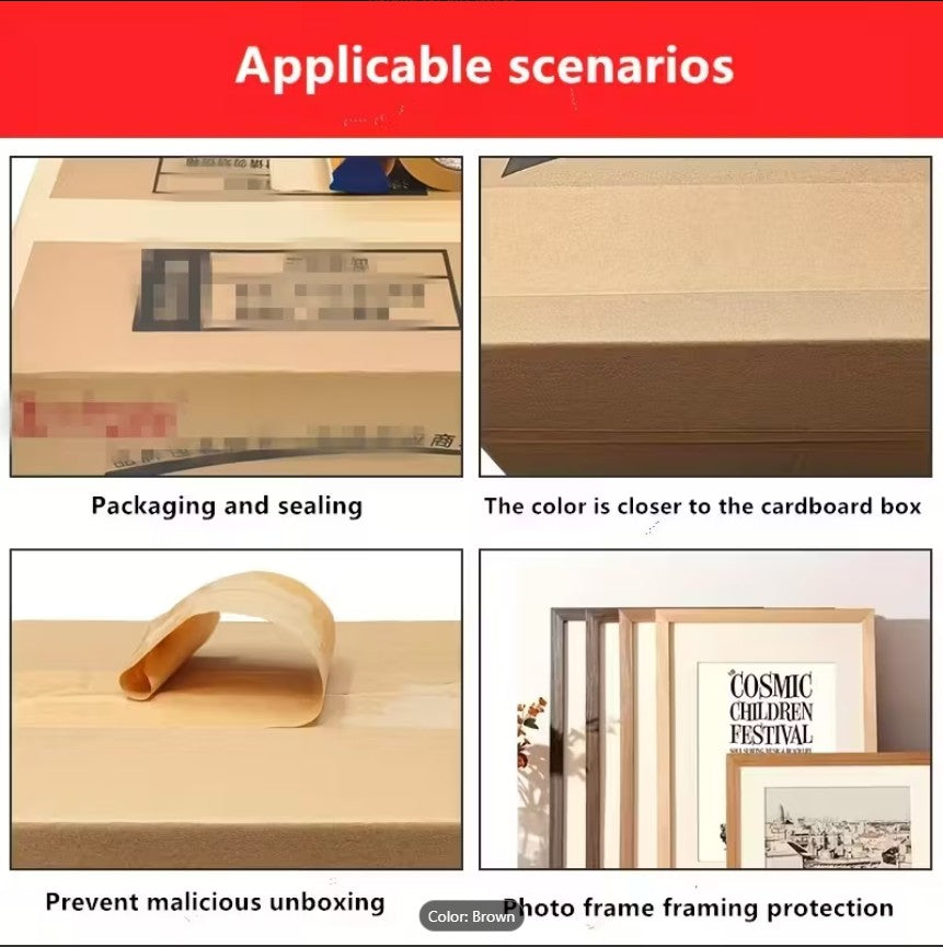 Large Roll Heavy-Duty Kraft Paper Tape