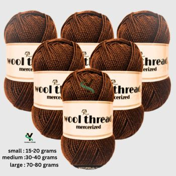 Premium Double Knit Wool Yarn - 4 Ply Soft Acrylic (60g) for Knitting & Crochet - Vista Brand