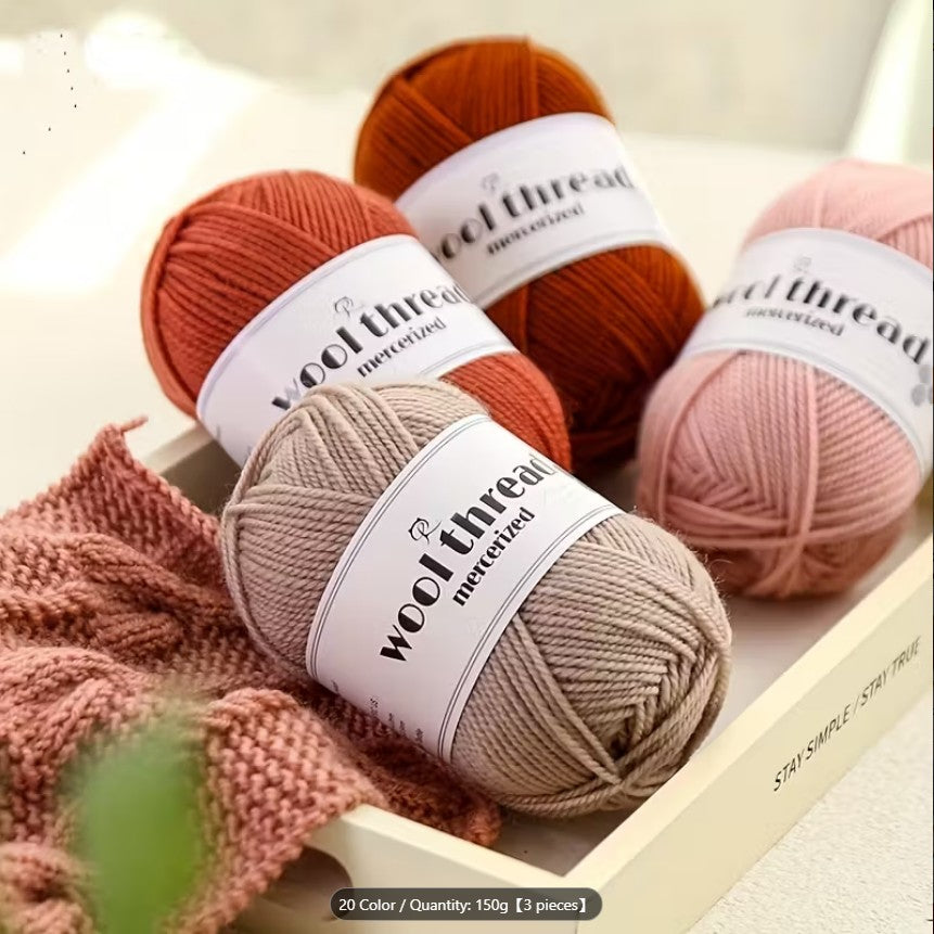 Premium Double Knit Wool Yarn - 4 Ply Soft Acrylic (60g) for Knitting & Crochet - Vista Brand