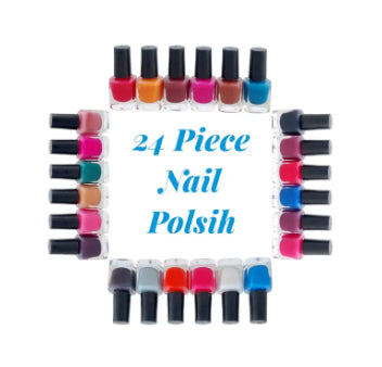 Pack of 24 Piece Peel off Nail Polish Fast Drying Long-lasting Nail Polish Removable