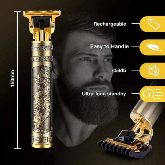 T9 Vintage Hair Trimmer For Men | T9 Rechargeable Shaver Machine For Men| Professional Hair Trimming Machine | Hair Trimmer and Shaver For Boys