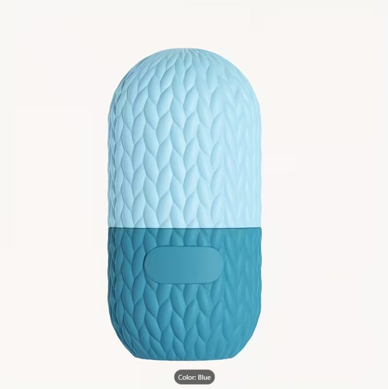 Blue Silicone Ice Roller for Face