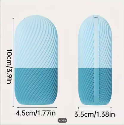 Blue Silicone Ice Roller for Face