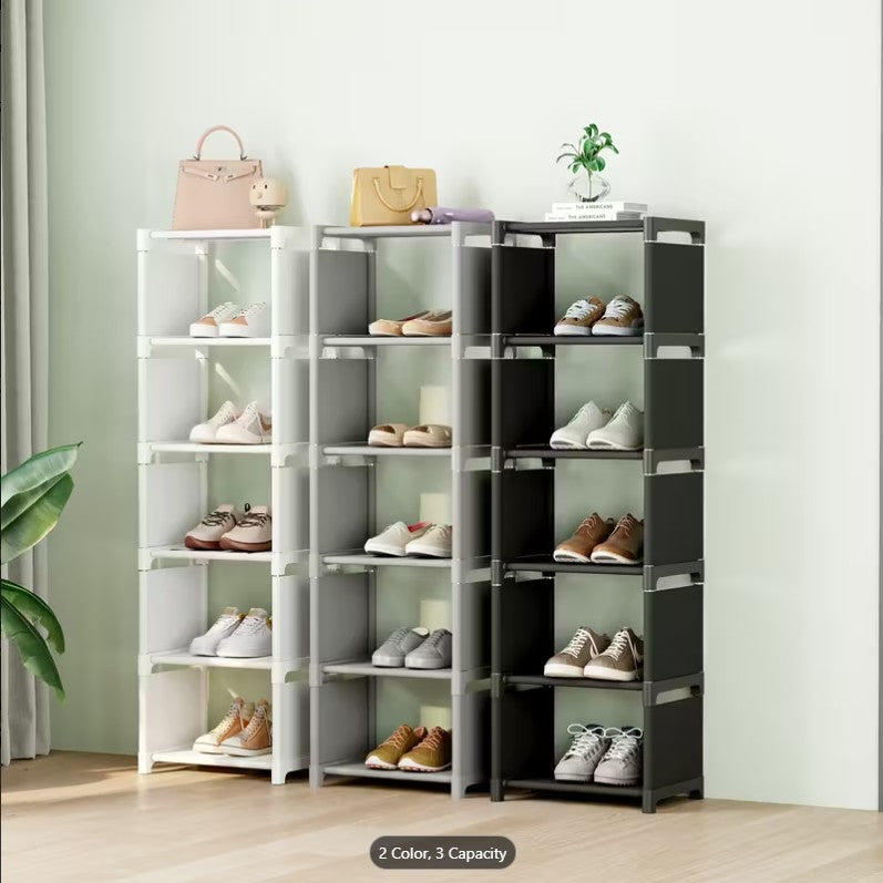 5 Layer X-Shoe Plastic Rack
