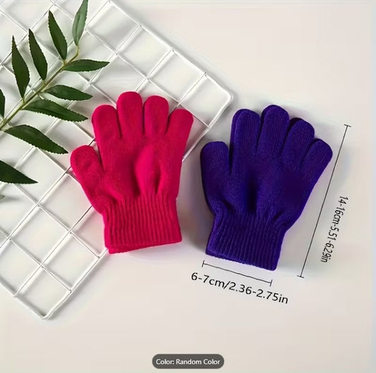 New Winter Men Women Cashmere Knitted Gloves Autumn Hand Warmer
