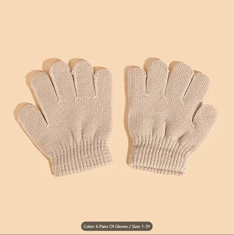 New Winter Men Women Cashmere Knitted Gloves Autumn Hand Warmer
