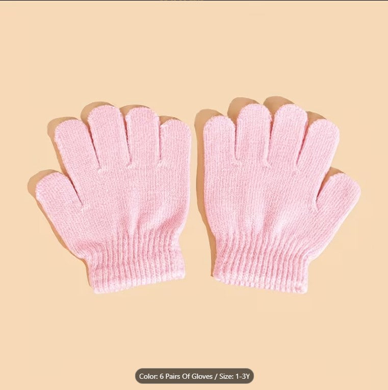 New Winter Men Women Cashmere Knitted Gloves Autumn Hand Warmer