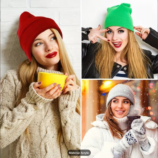 Letter True 10 Colors Casual Beanies for Men Women Fashion Knitted Winter Hat Solid Hip-hop Skullies Hat Bonnet Unisex Cap