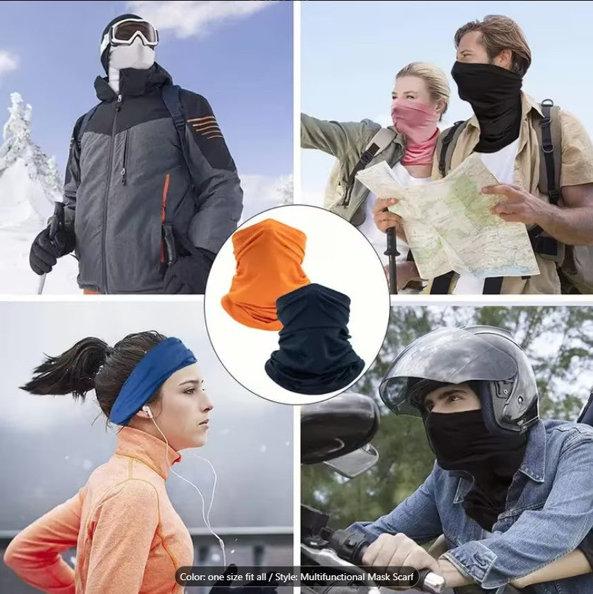 Bikers Breathable Face & Neck Mask – Sun, Dust & Wind Guard