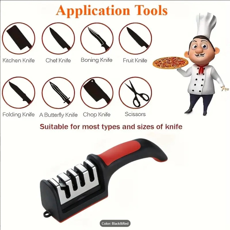 4 in 1 Kitchen Knife Sharpener