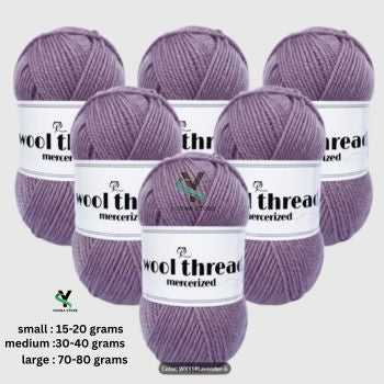 Premium Double Knit Wool Yarn - 4 Ply Soft Acrylic (60g) for Knitting & Crochet - Vista Brand