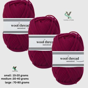 Premium Double Knit Wool Yarn - 4 Ply Soft Acrylic (60g) for Knitting & Crochet - Vista Brand