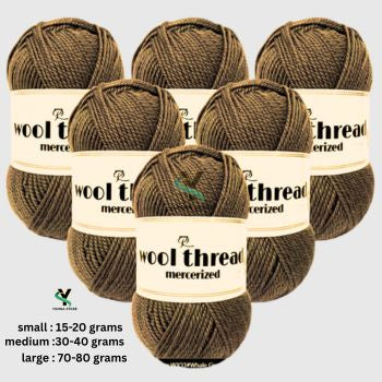 Premium Double Knit Wool Yarn - 4 Ply Soft Acrylic (60g) for Knitting & Crochet - Vista Brand