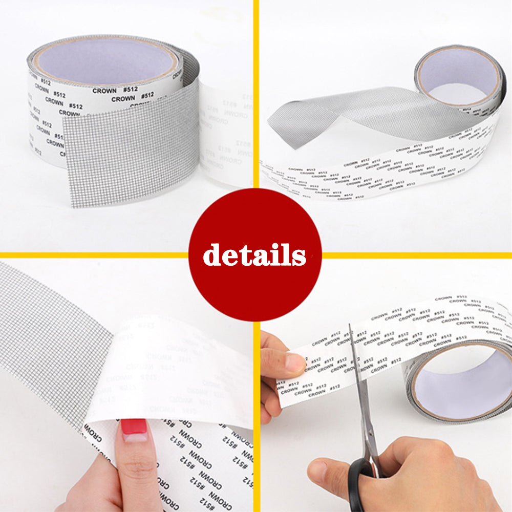 Screen Repair Tape Self-Adhesive Waterproof Mosquito Nets