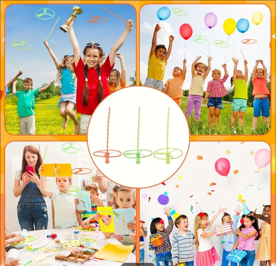 Flying Colorful Helicopter Toys