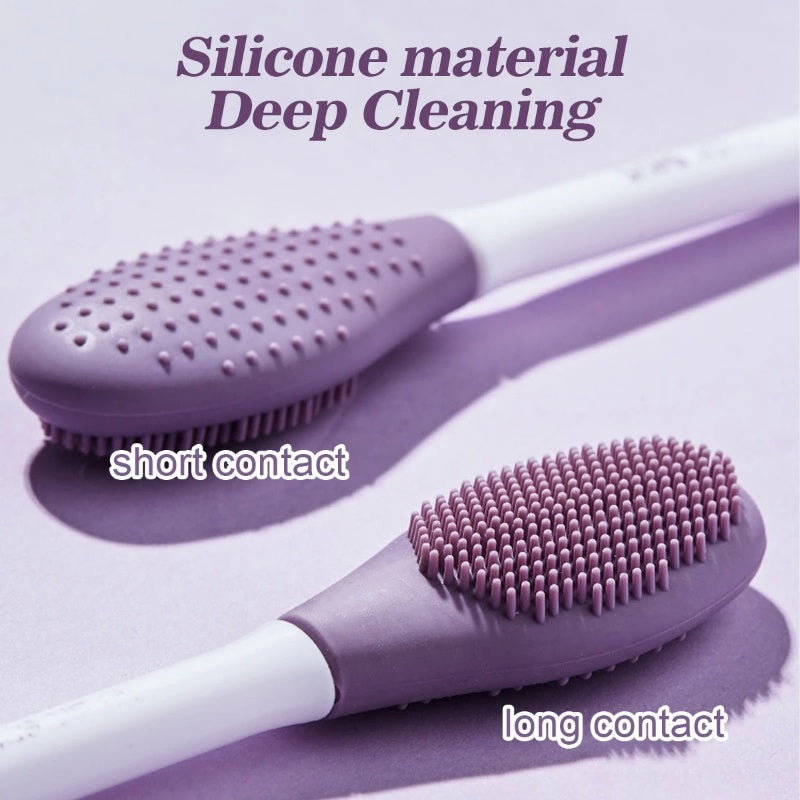 Introducing our Silicone Double Head Mask Brush—a versatile tool for precise mask application and deep cleansing. With dual silicone heads for even distribution and portability, it's your skincare essential for effortless routines.