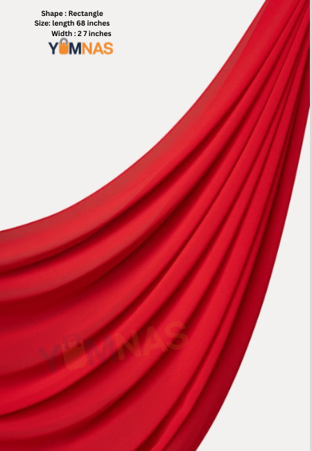 Blood Red Luxury Chiffon Hijab for Women & Girls