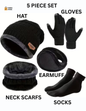 Winter Hat & Scarf Set for Women – High Elasticity, Thickened Warm Knit Beanie | Unisex Outdoor Headwear for Cold Weather, Skiing & Daily Wear