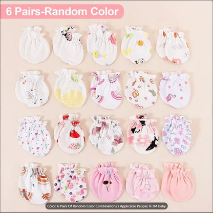 Pairs Soft Baby Cotton Mittens