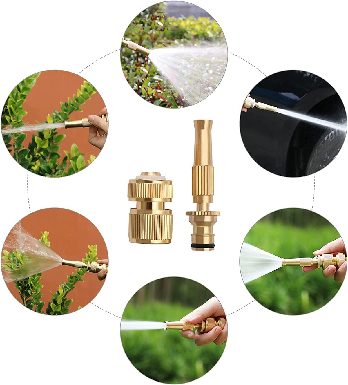 High Pressure Brass Hose Nozzle