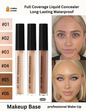 6-Color Waterproof Oil-Control Matte Concealer