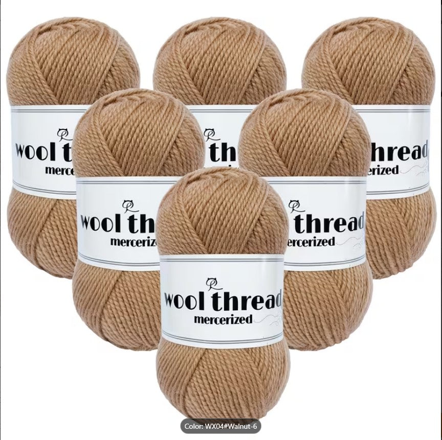 Premium Double Knit Wool Yarn - 4 Ply Soft Acrylic (60g) for Knitting & Crochet - Vista Brand
