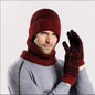 3 PCS Winter Hat & Scarf Set for Women & Men