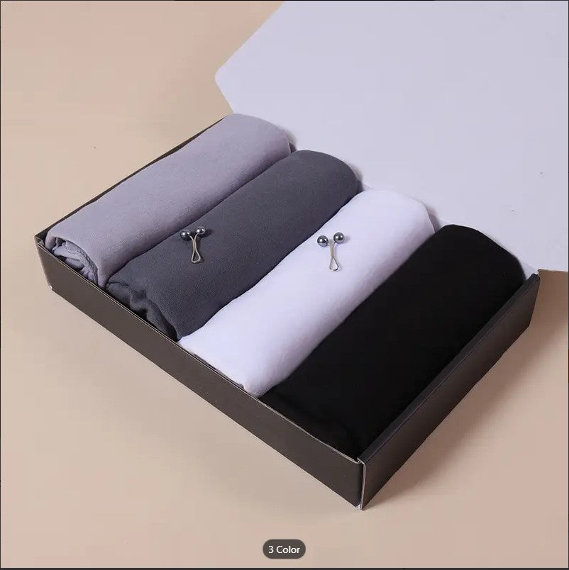 4 Bundle of Luxury Chiffon Hijab for Women & Girls