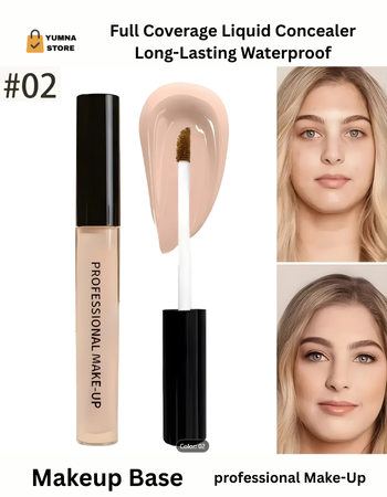 6-Color Waterproof Oil-Control Matte Concealer