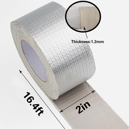 Water Proof Butyl Rubber Aluminum Foil Tape