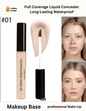 6-Color Waterproof Oil-Control Matte Concealer