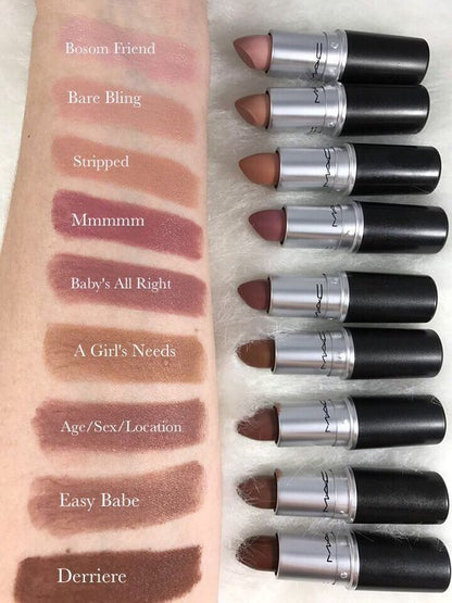 Long-Lasting Matte Finish Lipsticks