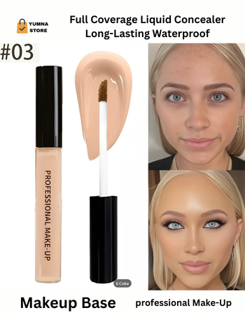 6-Color Waterproof Oil-Control Matte Concealer
