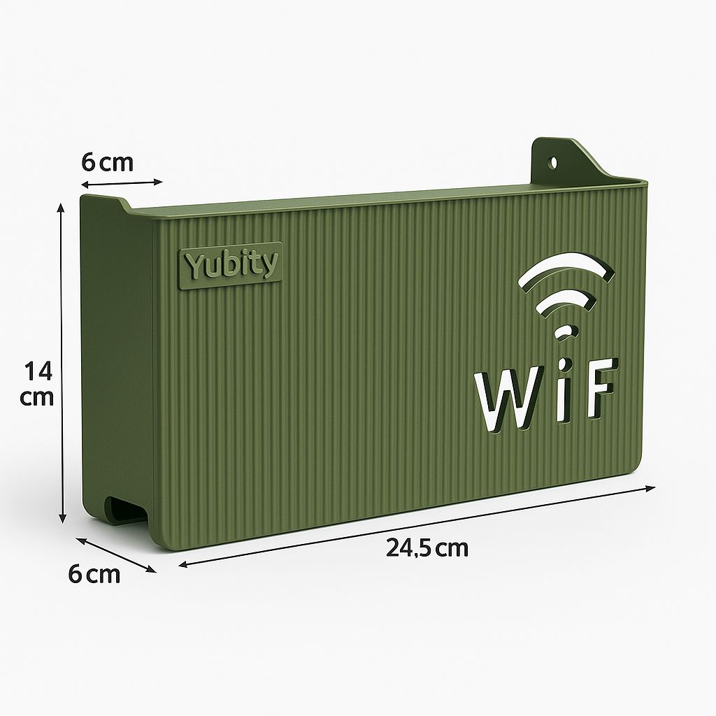 Wall Mounted WiFi Router Holder Box &ndash; Hidden Cable Organizer &amp; Decorative Shelf for Home &amp; Office Short Description: