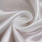 Off White Unstitched 2 Piece Plain Imported Korean Silk Shirt & Trouser Set for Women